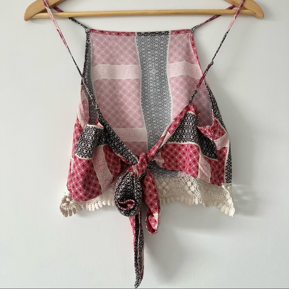 Abercrombie Back Tie Crop Top - Picture 4 of 9